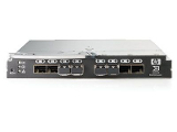 HP B-Series 8/24c SAN Switch BladeSystem c-Class - 8 Gb SAN Switch; 24 ports enabled: 16 internal, 8 external; 4 short wave 8 Gb SFP+s; full fabric connectivity; documentation and includes Power Pack+ Bundle and management tools (AJ822B)