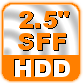 Применение и преимущества жестких дисков форм-фактора 2.5" SFF HDD