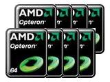 8 процессоров AMD Opteron